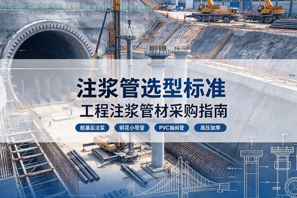 治多注浆管选型标准