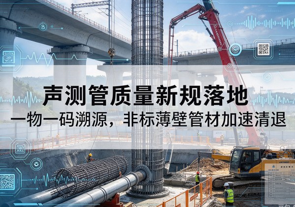 治多声测管质量新规落地，一物一码溯源，非标薄壁管材加速清退