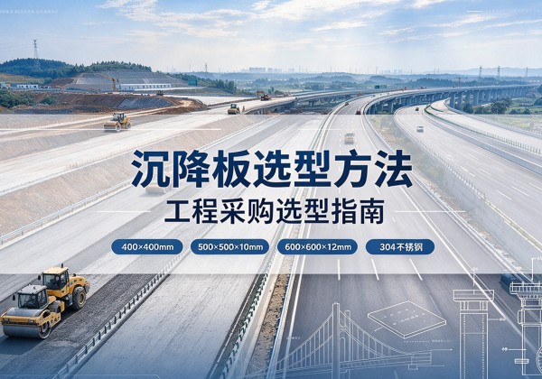 治多沉降板选择方法